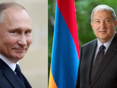 Բարձր ենք գնահատում Ձեր դերը մեր երկրների միջև հարաբերությունների զարգացման գործում. Վլադիմիր Պուտինը շնորհավորել է Արմեն Սարգսյանին