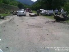 Ալավերդի- Վրաստանի սահման ավտոճանապարհին քարաթափման հետևանքով մեկ մարդ զոհվել է, կան տուժածներ (տեսանյութ)
