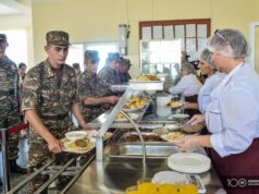 Արծրուն Հովհաննիսյանը զորամասերում սննդի տրամադրման նոր կարգի լուսանկար է հրապարակել